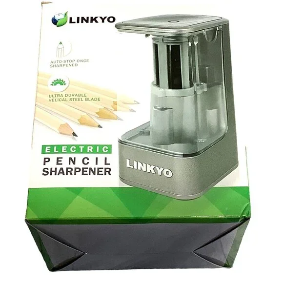 Linkyo Electric Pencil Sharpener Auto Stop Durable Office School Work - Picture 1 of 5